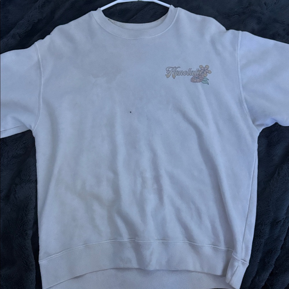 Hollister Gray Crewneck with Logo
